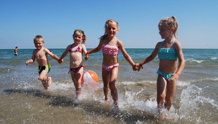 Camping Marina di Venezia - strand kids