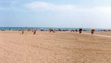 Italië, Adriatische kust - marina beach