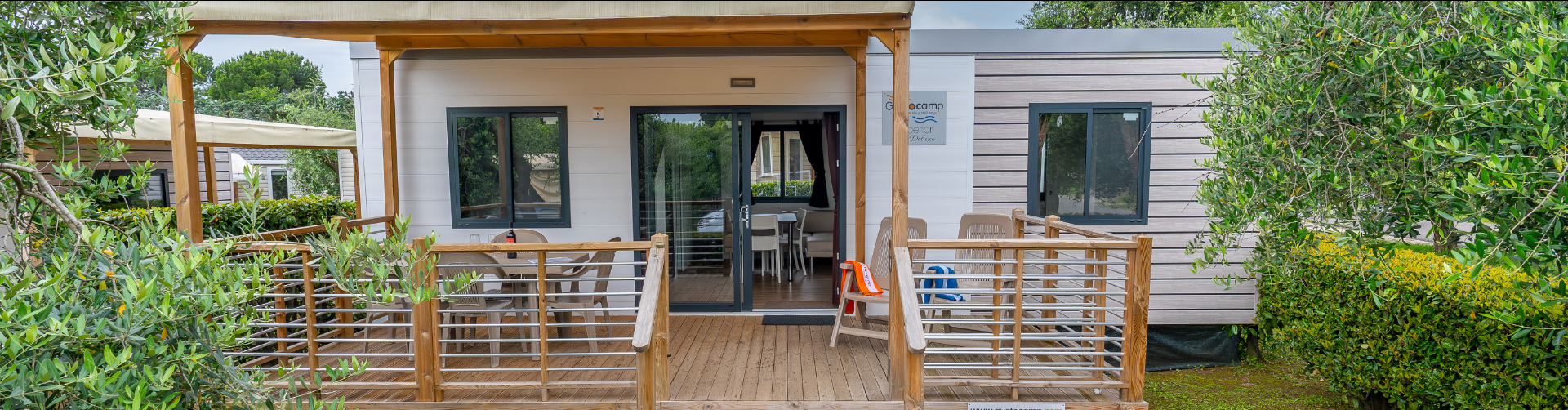 Stacaravan 2 slaapkamers